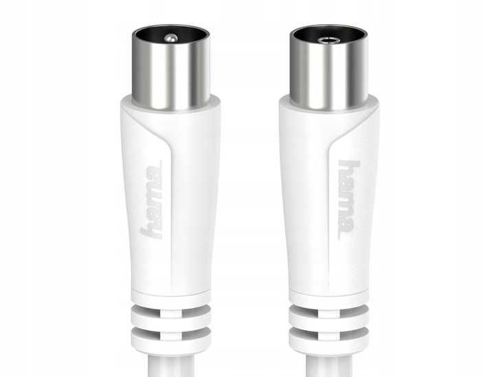 Kabel antenowy 90dB 1,5 M White HAMA