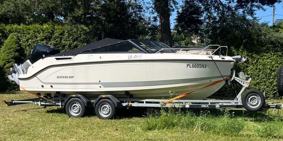 Quicksilver 675 Activ Cruiser + Mercury F250 V8 + przyczepa