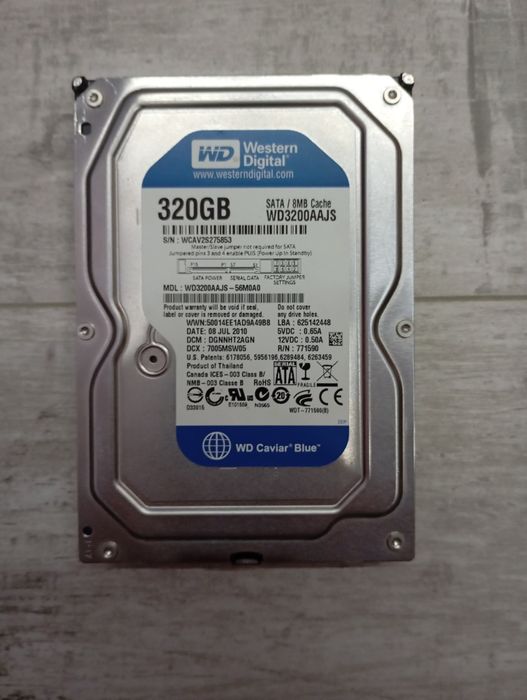 Жорсткий диск на 320 GB HDD