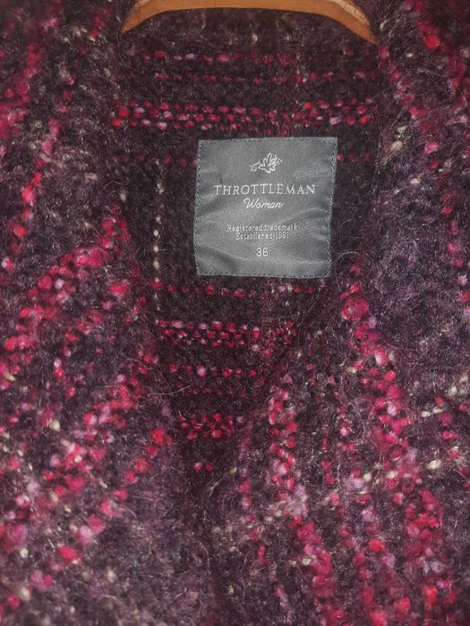 Casaco de alpaca e mohair Throttleman