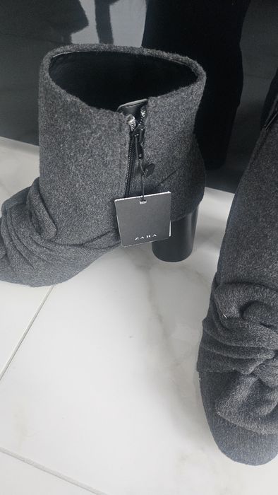 Zara botki z metka nowe