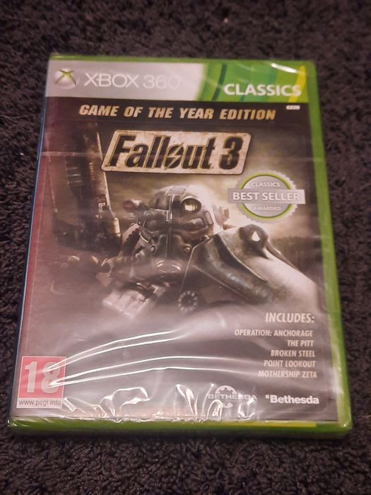 Gra na Xbox 360 Nowa folia Fallout 3 rarytas