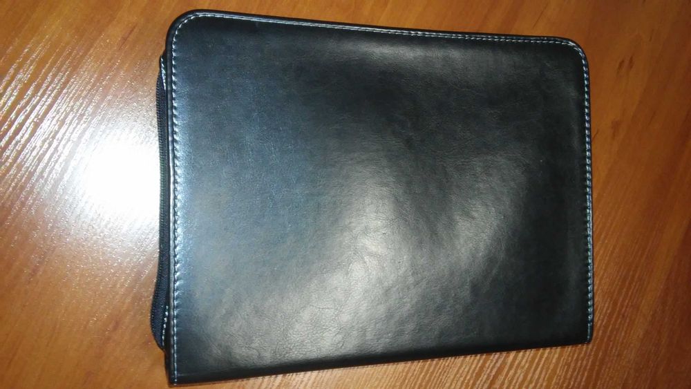 Saszetka, Teczka, organizer, ekoskóra, używana