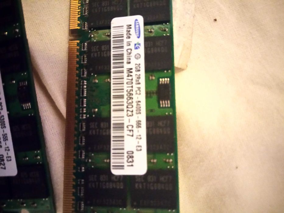 RAM Memories: 1, 2, 4 GB64739017398531121