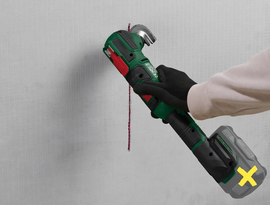 Akumulatorowe narzędzie wielofunkcyjne multitool Parkside PAMFW 20 LI C3