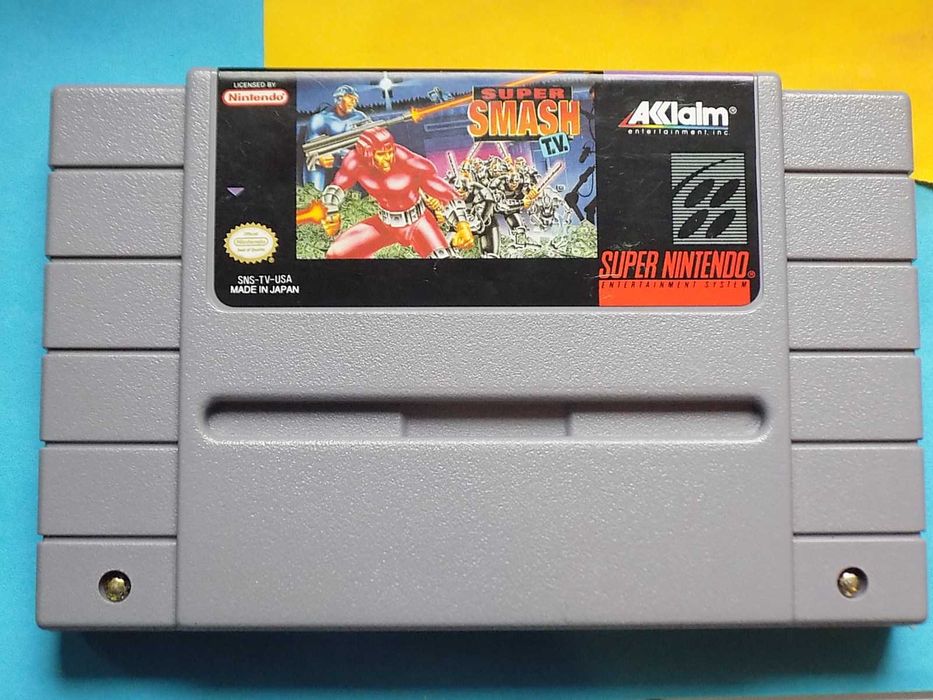 Super Smash TV - rzadka gra Super Nintendo Entertainment System SNES=)