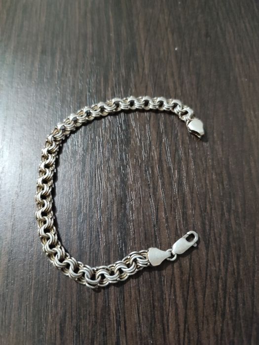 Серебряный браслет 925 проба вес 16.34