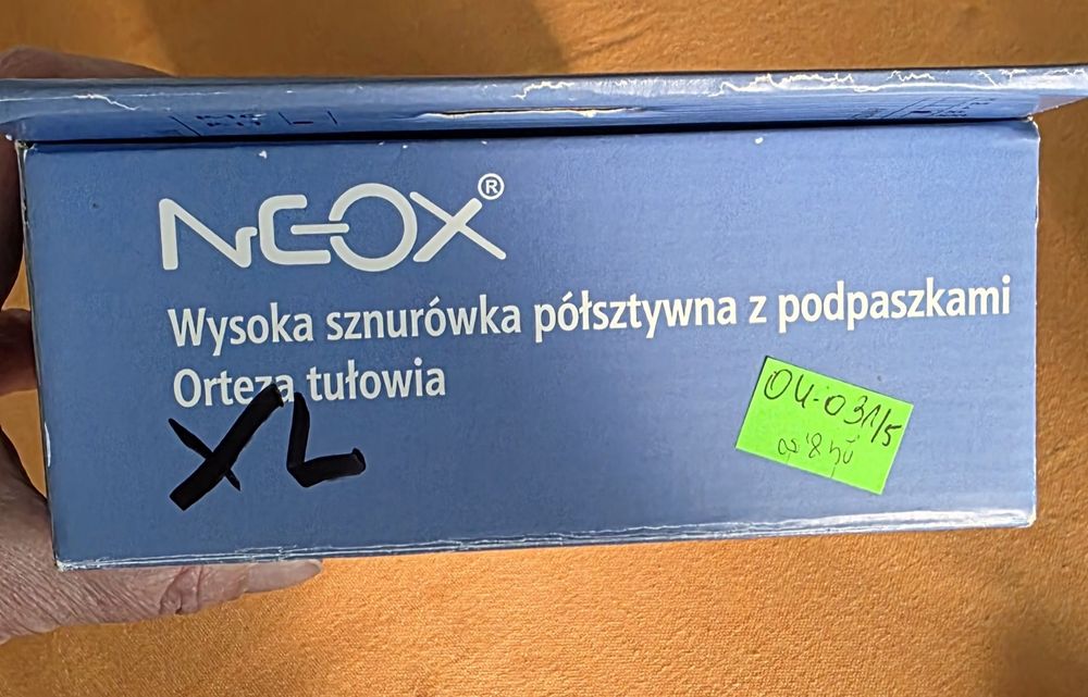 Orteza tułowia nowa