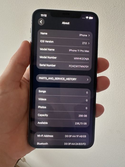 iPhone 11 Pro Max 256gb branco