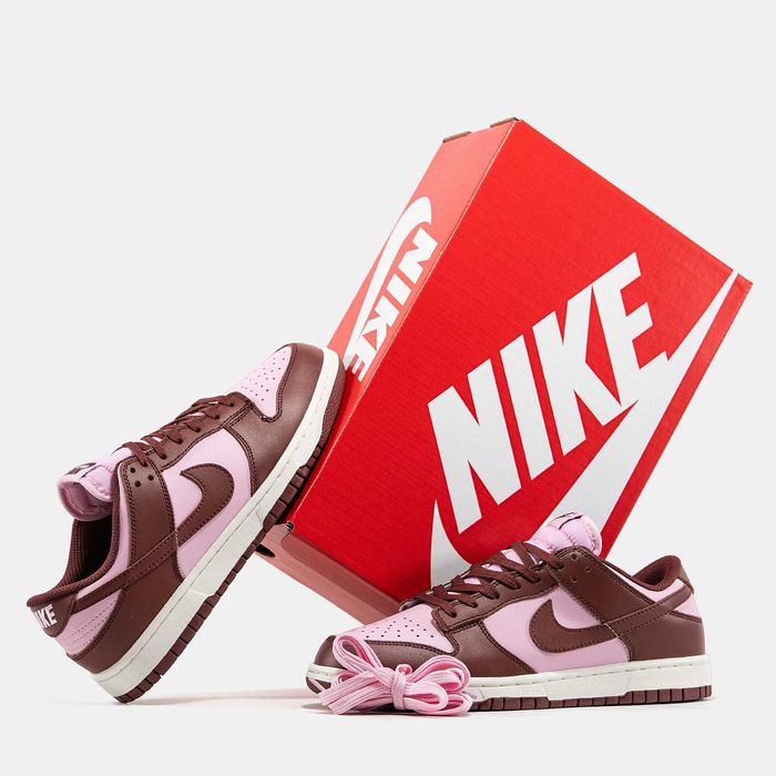 Женские кроссовки Nike SB Dunk Low Brown-Pink. Размеры 36-41