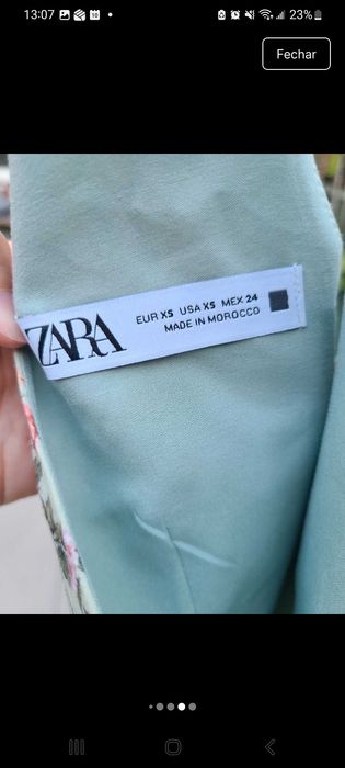 Vestido da Zara verão