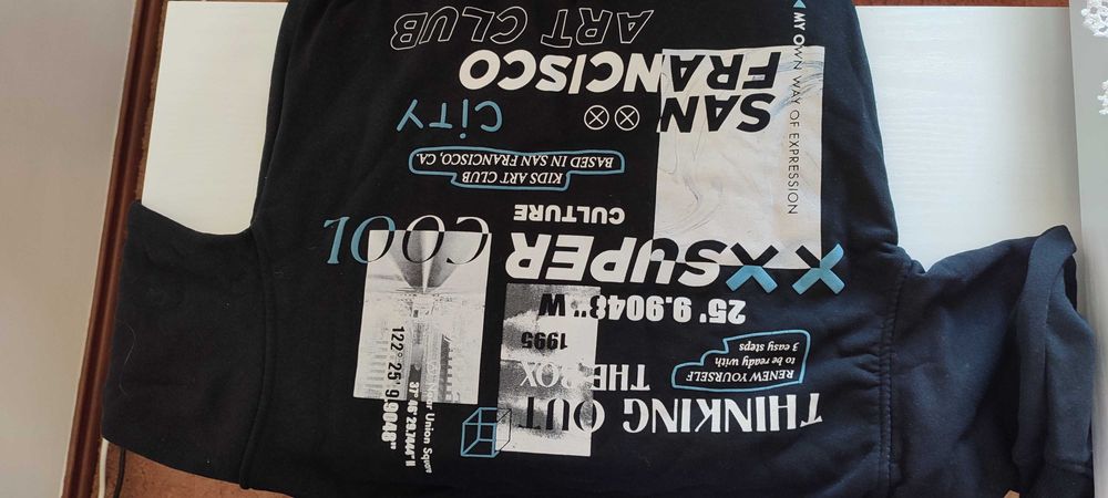 camisola com capuz 10 anos