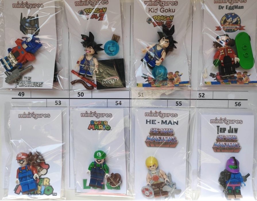 1/5 Mini Figuras Disney Star Wars Papel Stranger Winnie Simpsons Mario