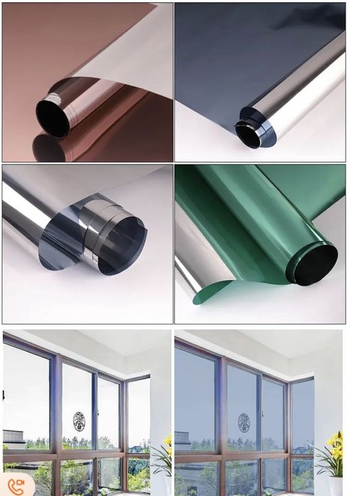 Архітектурна сонцезахисна  плівка для вікон  дзеркалька тоніровка