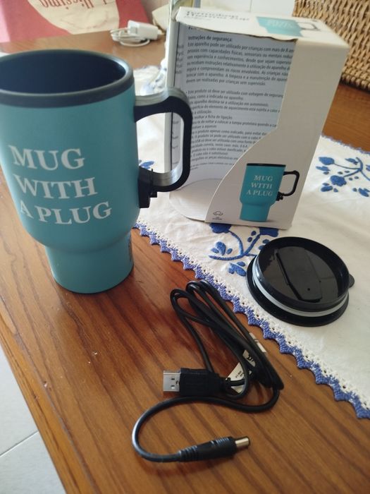Caneca térmica com cabo USB427808360592189441