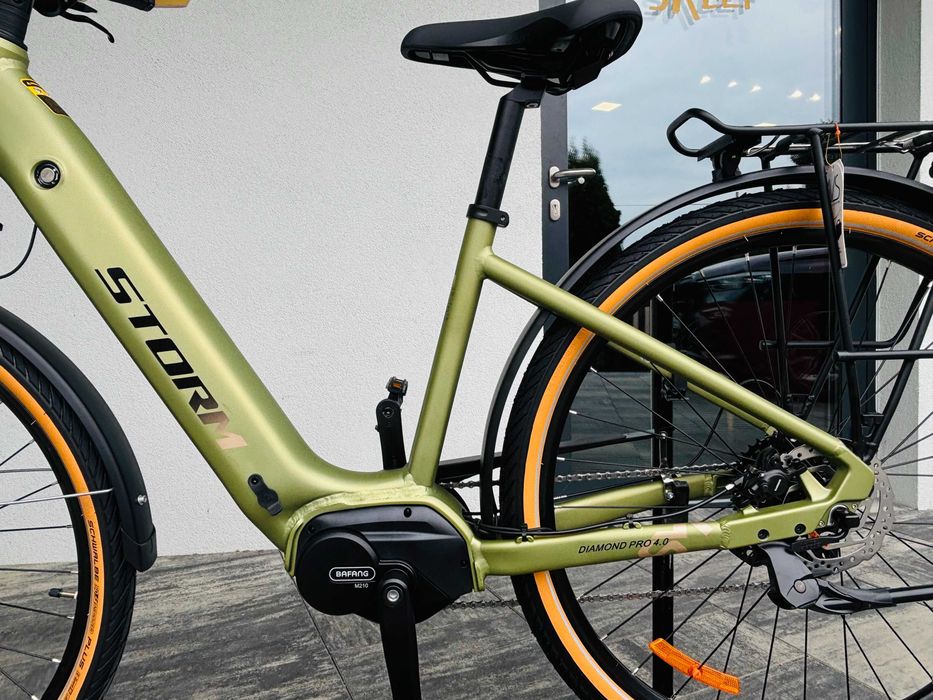 Rower elektryczny miejski Storm E-Diamond PRO 4.0 Lady 28” | Bafang | 504Wh | Shimano CUES