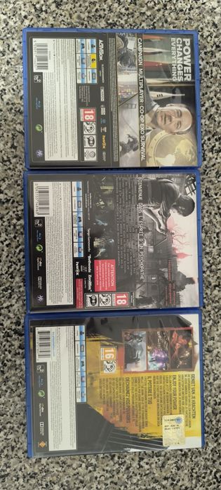 The evil within/Infamous second son/Call of duty advanced warfare PlayStation 4