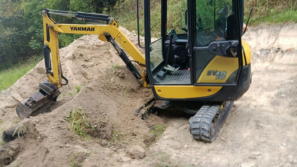 Mini koparka na wynajem, usługi minikoparką
