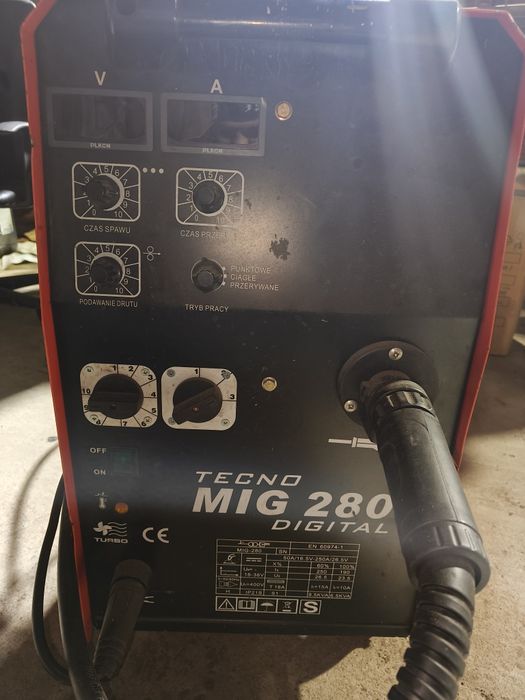 Spawarka MIG MAG ideal 280 A . Podajnik 4 rolki