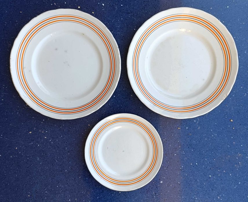 Conjunto de 3 Pratos Sacavém