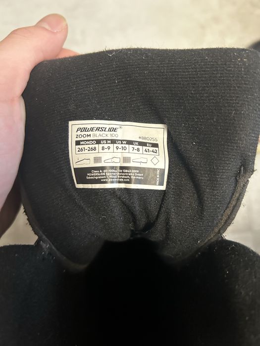 Rolki powerslide zoom black 100