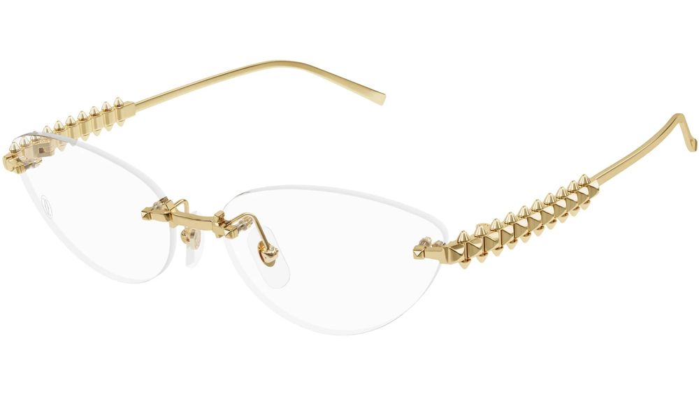 Cartier CT0565O 001 57 Okulary Korekcyjne Zerówki Nowe
