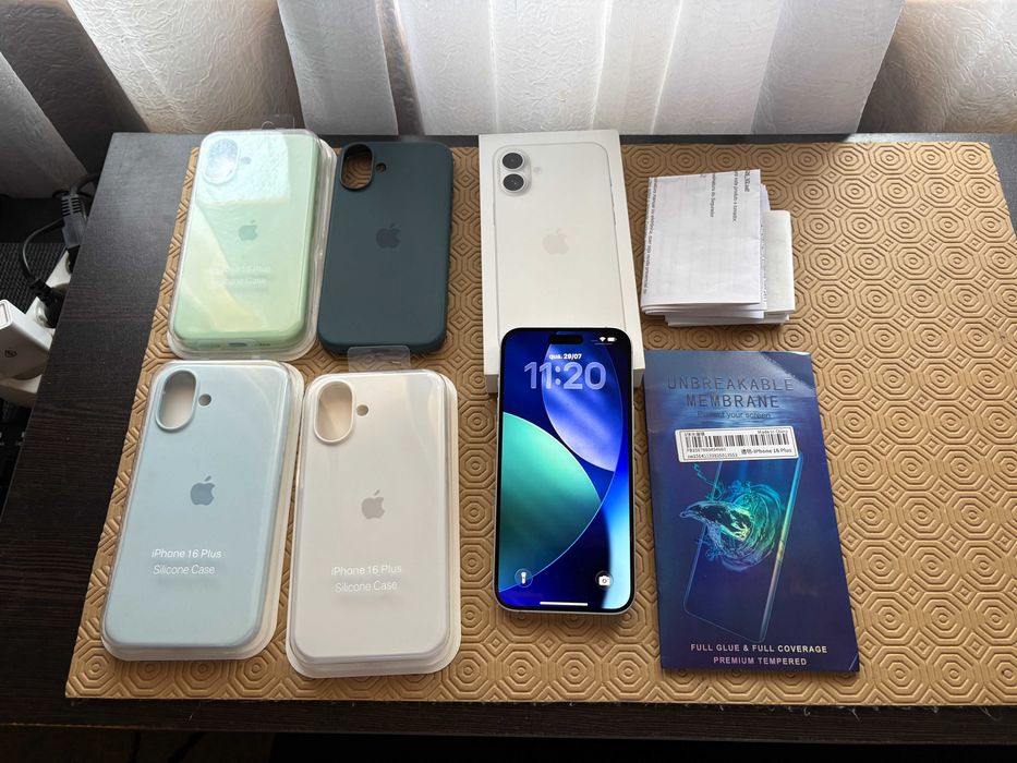 iPhone 16 PLUS Imaculado Fatura/Garantia e Capas Originais