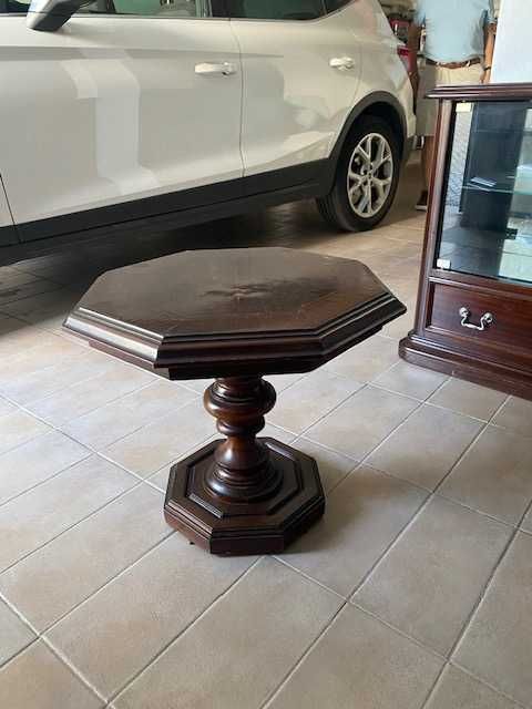 Mesa de apoio para sofá em madeira