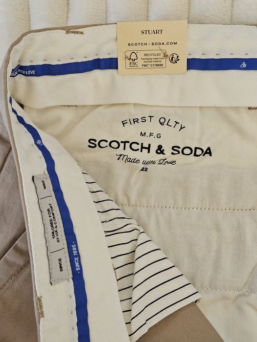 Scotch & Soda Stuart chinola super jakość nowe 36/32