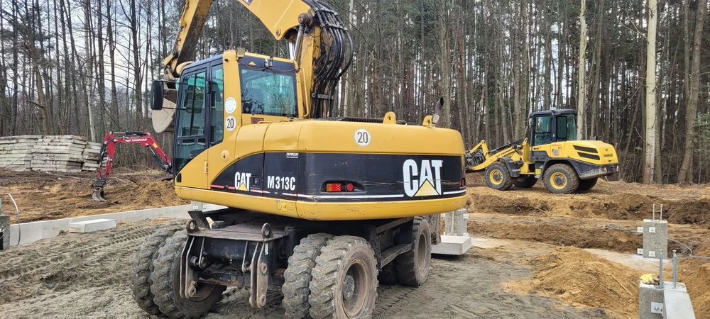 Caterpillar CAT M313C m 313c 315 obrotówka stan bdb  gotowa do pracy