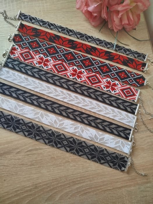 Чокер - стрічковий гердан з бісеру