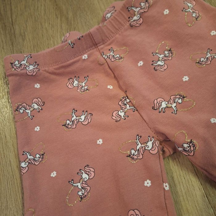 Leginsy spodnie dla dziewczynki ocieplane Happy Girl Club