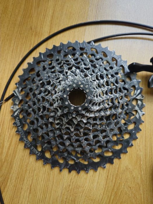 Sama Kaseta, Przerzutka tylna napęd Sram GX Eagle, manetka, wózek do roweru MTB Dirt