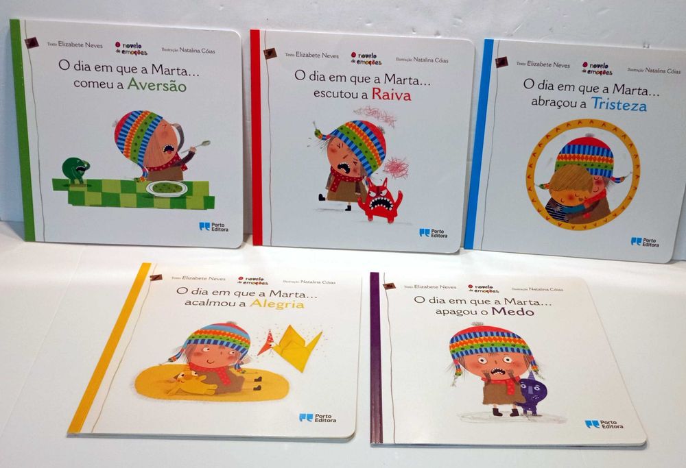 Biblioteca de Emoções - 5 livros