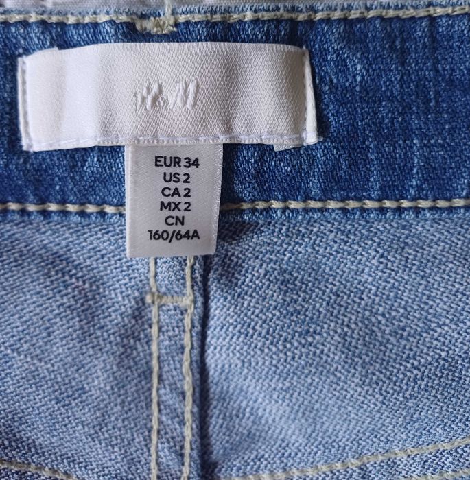 Spodnie jeansowe bootcut flare high jeans H&M