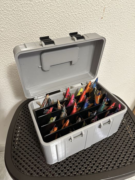Caixa para palhaços/iscas pesca em 3D