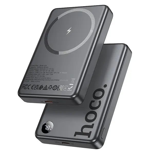 Павербанк 10000 mAh повербанк 10000 з швидкою зарядкою PD20W HOCO Q34 павер банк 10000 з MagSafe повер банк купить повербанк ОПТ павербанки оптом