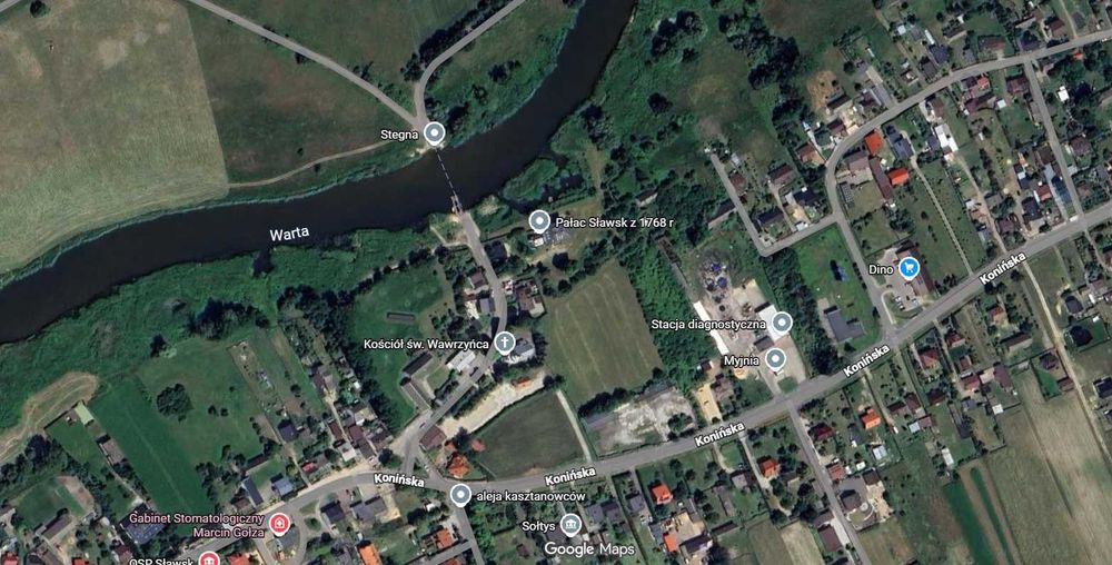 Działka w Sławsku