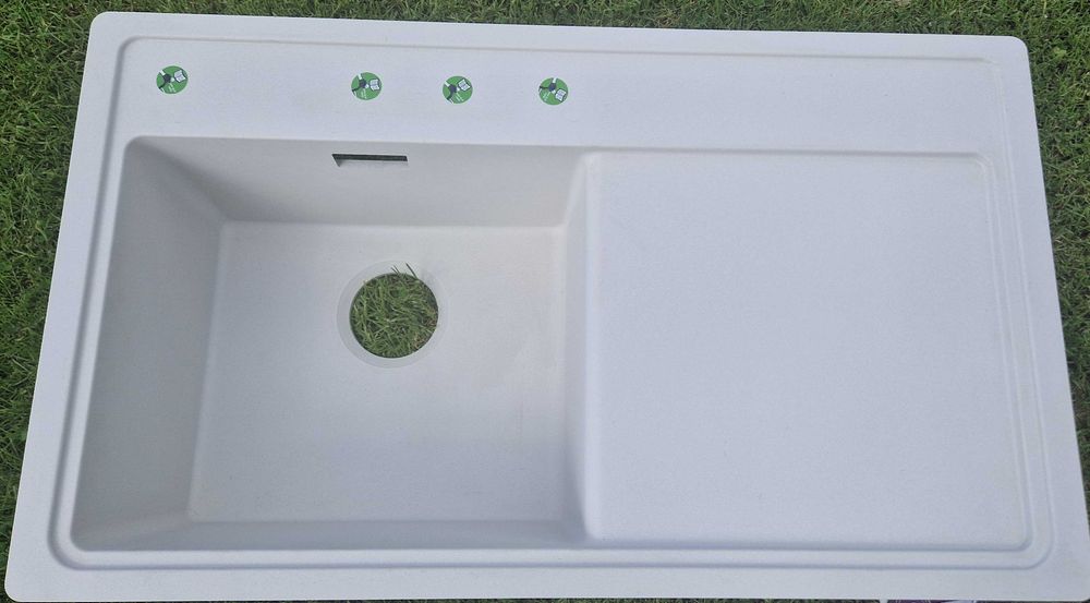 Zlewozmywak jednokomorowy Blanco ZENAR 45s-F granit biały