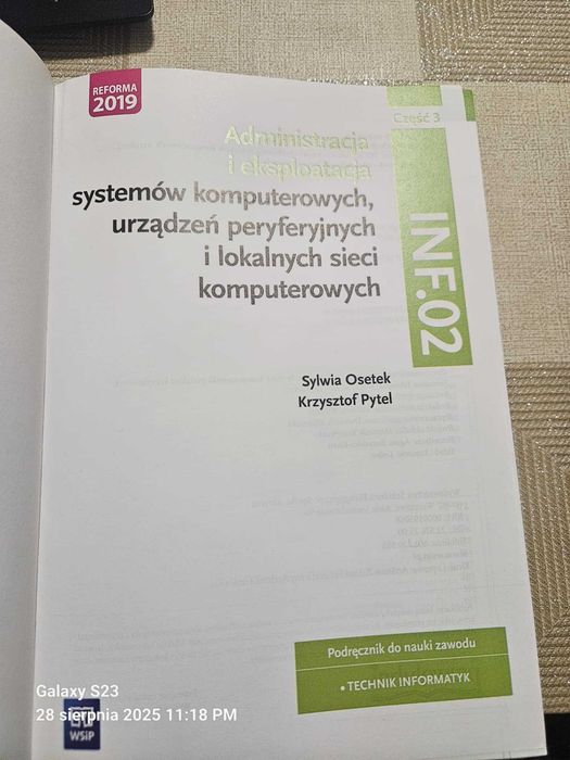 Administracja i eksploatacja systemów komputerowych ... 1,2,3