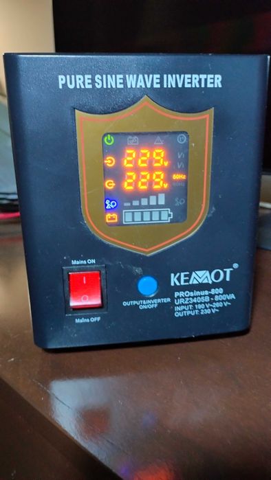 Инвертор KEMOT PROsinus-800 500 Вт, Источник бесперебойного питания