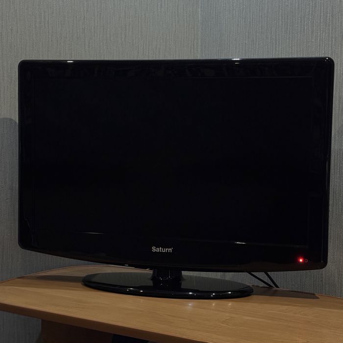 Телевизор Saturn LCD329 32” HD, HDMI, USB, полностью рабочий