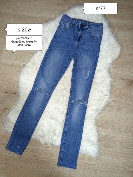 Jeansy rozmiar S