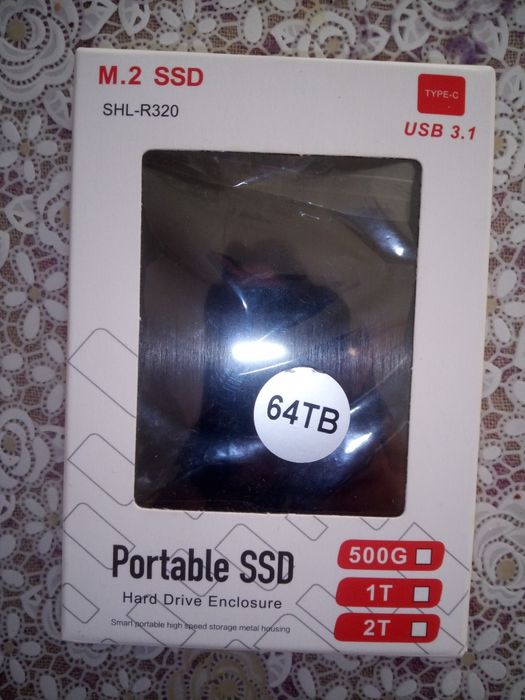 Портативный SSD(120GB), подделка