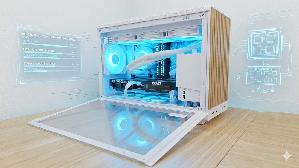 Komputer stacjonarny RTX 5080 64GB DDR5 PCIE 5.0 SSD 2TB