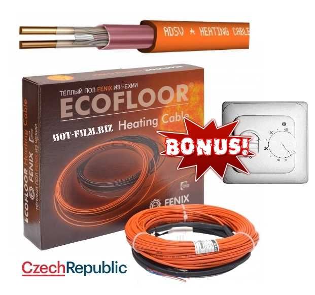 Тепла підлога електрична Теплый пол Fenix Flex Чехия под плитку
