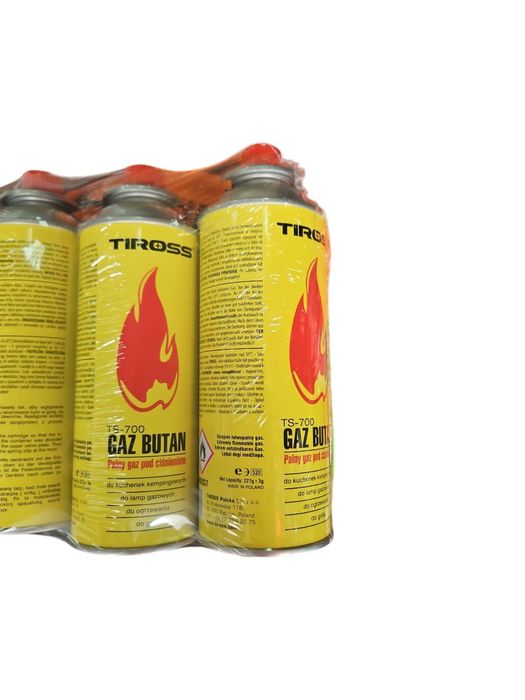 Kartusze gazowe Tiross, 4 sztuki