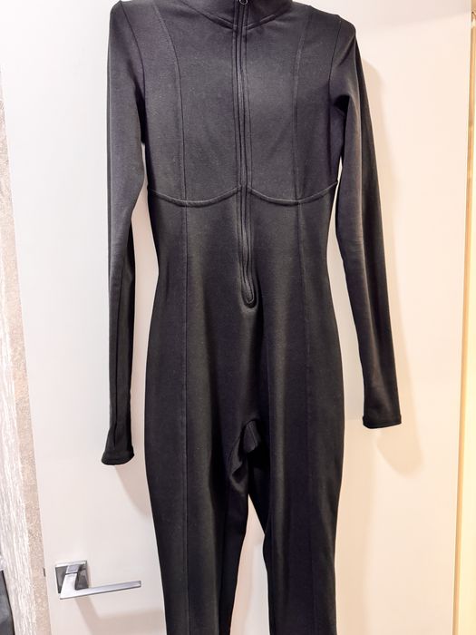 Флісовий термокомбінезон чорного кольору