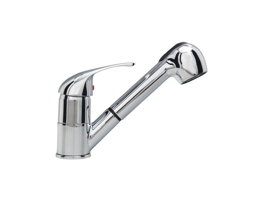 Bateria umywalkowa z wyciąganą wylewką