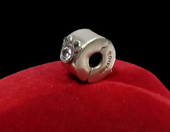 Pandora Klips Myszka Miki i Minnie Disneya Próba 925 Waga 3,34 g